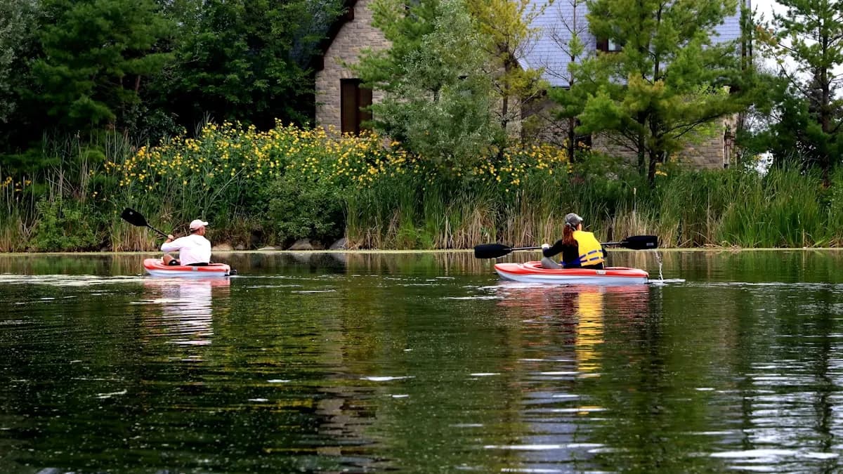 Kayaking through the Ardèche Gorges